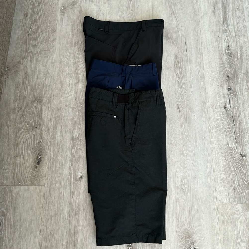 Large boys golf shorts lot of 3 (size14-16)